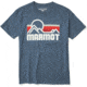 Marmot Coastal Short Sleeve Tee - Mens, True Navy Heather, Large, 42430-8854-L