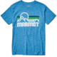 Marmot Coastal Short Sleeve Tee - Mens, True Royal Heather, Large, 42430-8566-L