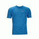 Marmot Mens Accelerate Short Sleeve, New True Blue Heather, XXL, 53550-3864-XXL