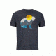 Marmot Mens Alpine Zone Tee Short Sleeve, Charcoal Heather, XXL, 43170-1204-C-XXL