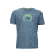 Marmot Mens Transporter Tee Short Sleeve, Briny Blue Heather, M, 54880-3812-M