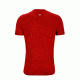 Marmot Mens Transporter Tee Short Sleeve, Team Red Heather, S, 54880-8557-S