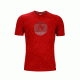Marmot Mens Transporter Tee Short Sleeve, Team Red Heather, S, 54880-8557-S