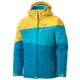 Marmot Moonstruck Jacket - Girl's-Aqua Blue / Yellow Vapor-Medium