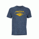 Marmot Mountaineer Short Sleeve Tee - Men's-Navy Heather-X-Large