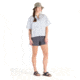 Marmot Muir Camp Novelty Short Sleeve - Womens, Blue Bonnet Austin Stripe, Medium, M15348-23326-M