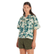 Marmot Muir Camp Novelty Short Sleeve - Womens, Frosty Green Pollinate, Medium, M15348-23311-M