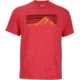 Marmot Norse Tee Short Sleeve - Men's -Red Heather-Small