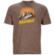Marmot Pikes Peak Short Sleeve Tee - Men's-Brown Heather-Medium