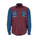 Marmot Pinyon Heavyweight Flannel Long Sleeve Shirt - Mens, Burgundy/Denim, Medium, 42920-5593-M