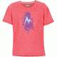 Marmot Post Time Short Sleeve Tee - Girl's -Medium-Bright Pink Heather