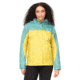 Marmot PreCip Eco Jackets - Womens, Limelight/Blue Agave, Extra Large, 46700-22489-XL