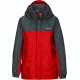 Marmot Precip Jacket - Boy's-Team Red/Dark Zinc-X-Large