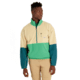 Marmot Retro Rocklin 1/2 Zip - Mens, Light Oak/Clover/Dark Jungle, Large, M14609-23234-L