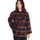 Marmot Ridgefield Heavyweight Flannel Overshirt - Womens, Arctic Navy, Extra Small, M13282-2975-XS