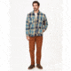 Marmot Ridgefield Sherpa Flannel Shirt Jacket - Mens, Moon River, Medium, M14654-1904-M