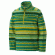 Rocklin 1/2 Zip - Girls-Gem Green Stripe-Small