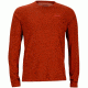 Marmot Saxon Long Sleeve Tee - Men's-True Dark Rust Heather-Small