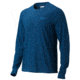 Saxon Long Sleeve Tee - Mens-Blue Night Heather-X-Large