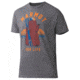 Marmot Men's BR Shaka Marmot Tee SS, Charcoal Heather, L, 900457-1204-L