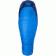 Marmot Trestles 15 Sleeping Bag Synthetic - Womens, Long, Left, French Blue/Harbor Blue, 889169893452