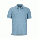 Marmot Wallace Polo Short Sleeve T-Shirt - Mens, Blue Granite Heather, 2XL 43520-3819-XXL