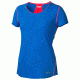 Marmot Womens Essential Short Sleeve Tee,Ceylon Blue/Bright Pink,Medium MAR0947-CLB-BP-MD