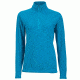 Marmot Womens Rocklin 1/2 Zip, Aqua Blue, L, 88990-2509-Aqua Blue-L
