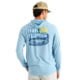 Marolina DBA HUK Huk Drift Long Sleeve Hoodie Shipyard Heather 2XL, H1200726-447-XXL
