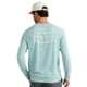 Marolina DBA HUK Huk Drift Performance Long Sleeve Shirt Heron Blue XL, H1200735-395-XL