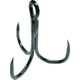 Maruto TREBLE 1/0-6 Grabber Hook, Semi Razor Point, 10X Treble, Black Nickel, Size 1/0, 6 Per Pack, Treble 1/0-6