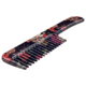 Master Cutlery BladesUSA Self Defense Comb Knife, 3 in, 3Cr13 Stainless Steel Stainless Steel, Spear Point, Multicolor, PK-107S