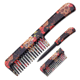 Master Cutlery BladesUSA Self Defense Comb Knife, 3 in, 3Cr13 Stainless Steel Stainless Steel, Spear Point, Multicolor, PK-107S