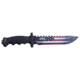 Master USA Bowie Fixed Blade Knife, 7.5 in, 3Cr13 Stainless Steel Stainless Steel, Black, MU-20-04A