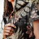 Matador Volcom Packable Towel Poncho, Marble Floral, One Size, MVPO01MF