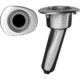 Mate Series Elite Screwless Stainless Steel 15 Rod &amp; Cup Holder - Drain - Oval Top 72518