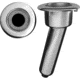 Mate Series Elite Screwless Stainless Steel 15 Rod &amp; Cup Holder - Drain - Round Top 72508