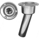 Mate Series Stainless Steel 15 Rod &amp; Cup Holder - Open - Round Top 72505