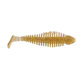 Matzuo Gaikotsu 3.5in Ribbed Swimmer 8pk, Goby Purple Flake, MTZGK3.5GPF