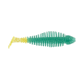 Matzuo Gaikotsu 3.5in Ribbed Swimmer 8pk, Green Chart Glitter, MTZGK3.5GCHAR