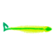 Matzuo Gaikotsu Ribbed Curl Tail 4in 8pk, Green Machine, MTZGKCT4.0GRNCHR