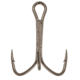 Matzuo Sickle Treble, Black Chrome, Size 1/0, 340011-1/0