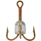 Matzuo Snag Weight 1oz Treble #4/0 Bronze, W304015-4/0