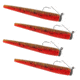 Matzuo Weedless Ned Rig 1/16oz Molten Craw 4pk, MZMFW116-MC