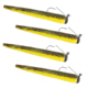 Matzuo Weedless Ned Rig 1/16oz YellowJacket 4pk, MZMFW116-YJ