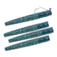 Matzuo Weedless Ned Rig, Black/Blue, 1/16oz, 4 Pack, MZMFW116-BB