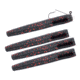 Matzuo Weedless Ned Rig, Black/Red, 1/16oz, 4 Pack, MZMFW116-BR