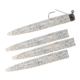 Matzuo Weedless Ned Rig, Smoke, 1/8oz, 4 Pack, MZMFW18-SM
