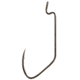 Matzuo Xtra-Wide Jbend Worm Hook, Black, SIze 3/0, 25 per Pack, 143012-3/0