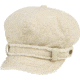 Mega Cap Canvas Newsboy Cap Washed Nat 2133-NAT
